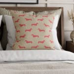 Emily Bond Peggy Raspberry Cushion
