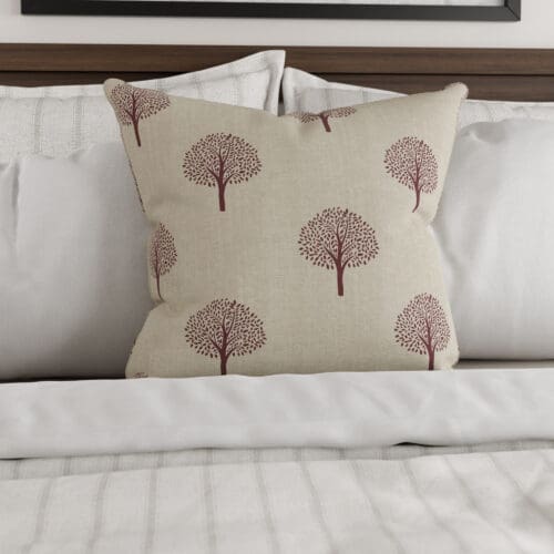 Emily Bond Yew Tree Mulberry Cushion
