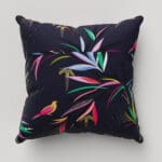 Sara Miller Bamboo Smokey Blue Cushion