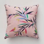 Sara Miller Bamboo Soft Pink Cushion