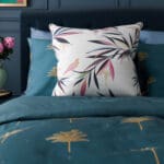 Sara Miller Bamboo White Cushion