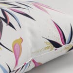 Sara Miller Bamboo White Cushion