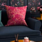 Sara Miller Birds of Paradise Fuchsia Cushion