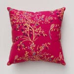 Sara Miller Birds of Paradise Fuchsia Cushion