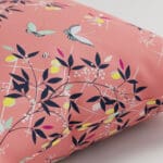 Sara Miller Butterflies & Trellis Peach Cushion
