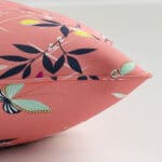Sara Miller Butterflies & Trellis Peach Cushion