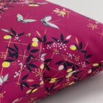 Sara Miller Butterflies & Trellis Purple Cushion