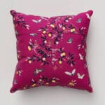 Sara Miller Butterflies & Trellis Purple Cushion