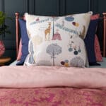 Sara Miller Circus White Cushion