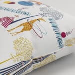 Sara Miller Circus White Cushion