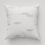 Sara Miller Dragonfly White Cushion