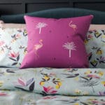 Sara Miller Flamingo Pink Cushion