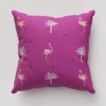 Sara Miller Flamingo Pink Cushion
