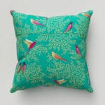 Sara Miller Green Birds Cushion