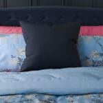 Sara Miller Hummingbird Border Deep Navy Cushion