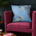 Sara Miller Hummingbird Cornflower Blue Cushion
