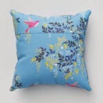 Sara Miller Hummingbird Cornflower Blue Cushion