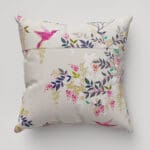 Sara Miller Hummingbird Oyster Cushion