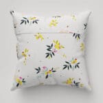 Sara Miller Lemon Cluster White Cushion
