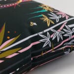 Sara Miller Linear Bamboo Dark Green Cushion
