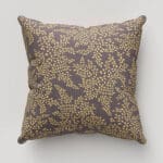 Sara Miller Little Leaves Smokey Blue Cushion