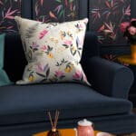 Sara Miller Orchard Floral Duckegg Cushion