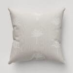Sara Miller Small Palm Tree Linen Cushion