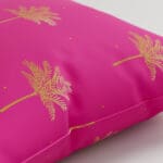 Sara Miller Small Palm Tree Pink Cushion