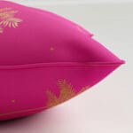 Sara Miller Small Palm Tree Pink Cushion