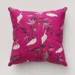 Sara Miller Heron Fuchsia Cushion