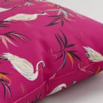 Sara Miller Heron Fuchsia Cushion