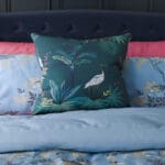 Sara Miller Heron Teal Cushion