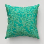 Sara Miller Little Leaves Green Cushion