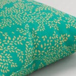 Sara Miller Little Leaves Green Cushion