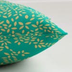 Sara Miller Little Leaves Green Cushion