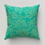 Sara Miller Little Leaves Green Cushion