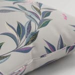 Sara Miller Ornamental Peacock Warm Grey Cushion