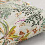 Sara Miller Palm Garden Light Stone Cushion