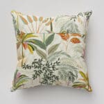 Sara Miller Palm Garden Light Stone Cushion