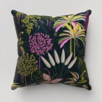 Sara Miller Palm Garden Midnight Cushion