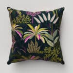 Sara Miller Palm Garden Midnight Cushion