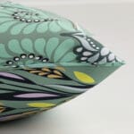 Sara Miller Peacock Filigree Sage Green Cushion