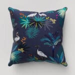 Sara Miller Heron Smokey Blue Cushion