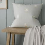 Sophie Allport Bears & Balloons Mint Grey Cushion