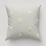 Sophie Allport Bears & Balloons Mint Grey Cushion