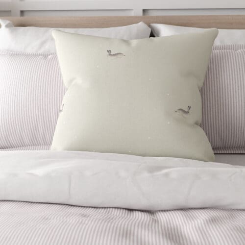 Sophie Allport Hare Linen Cushion