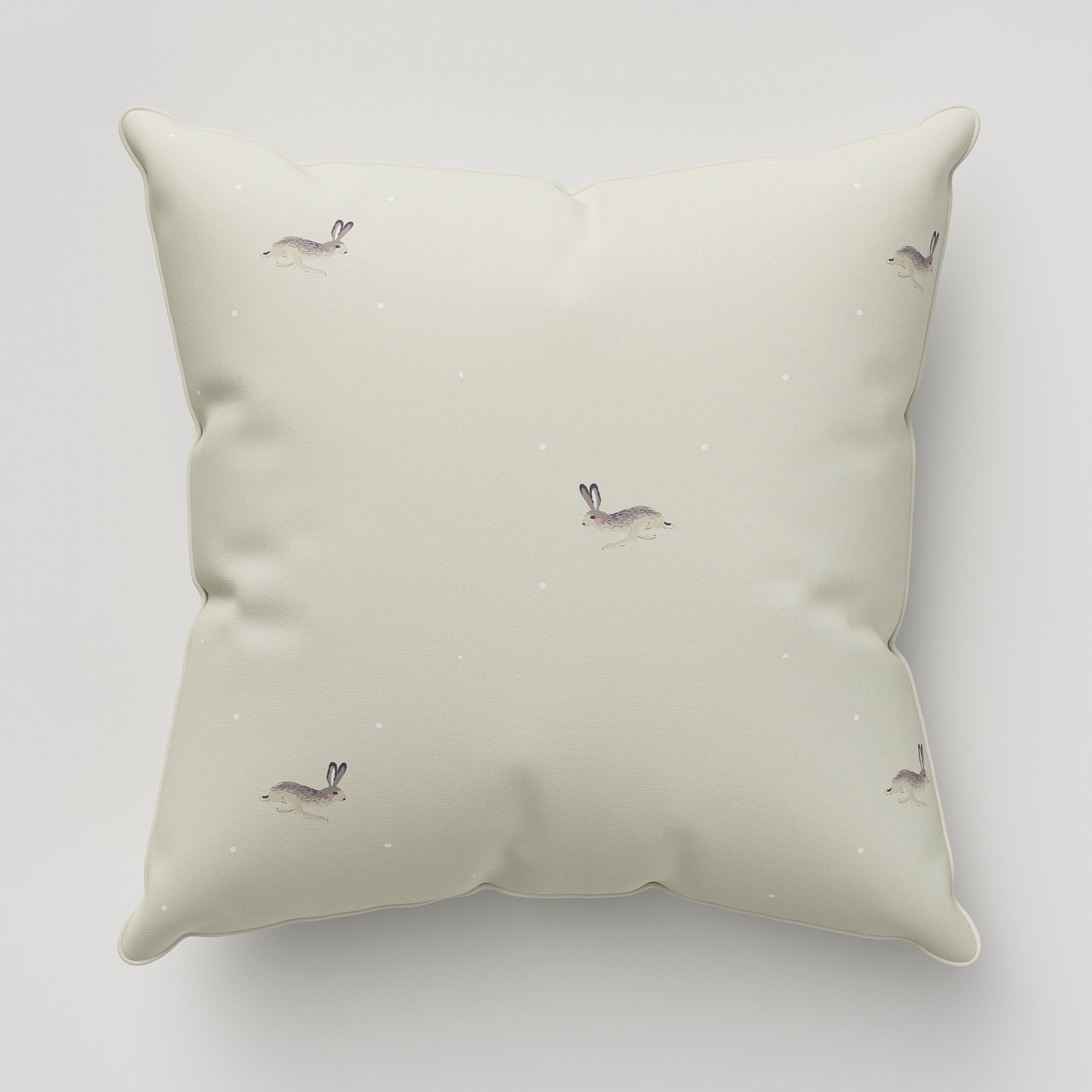 Sophie Allport Hare Linen Cushion - Image 2