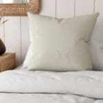 Sophie Allport Boxing Hares Natural Cushion