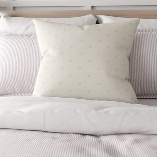 Sophie Allport Hearts Blush Cushion