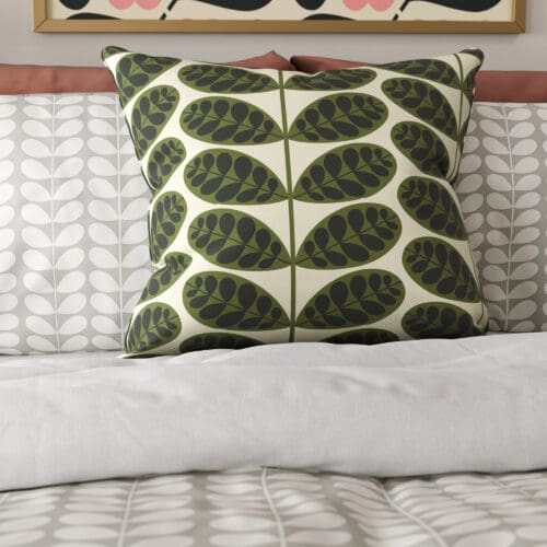Orla Kiely Botanica Stem Green Cushion